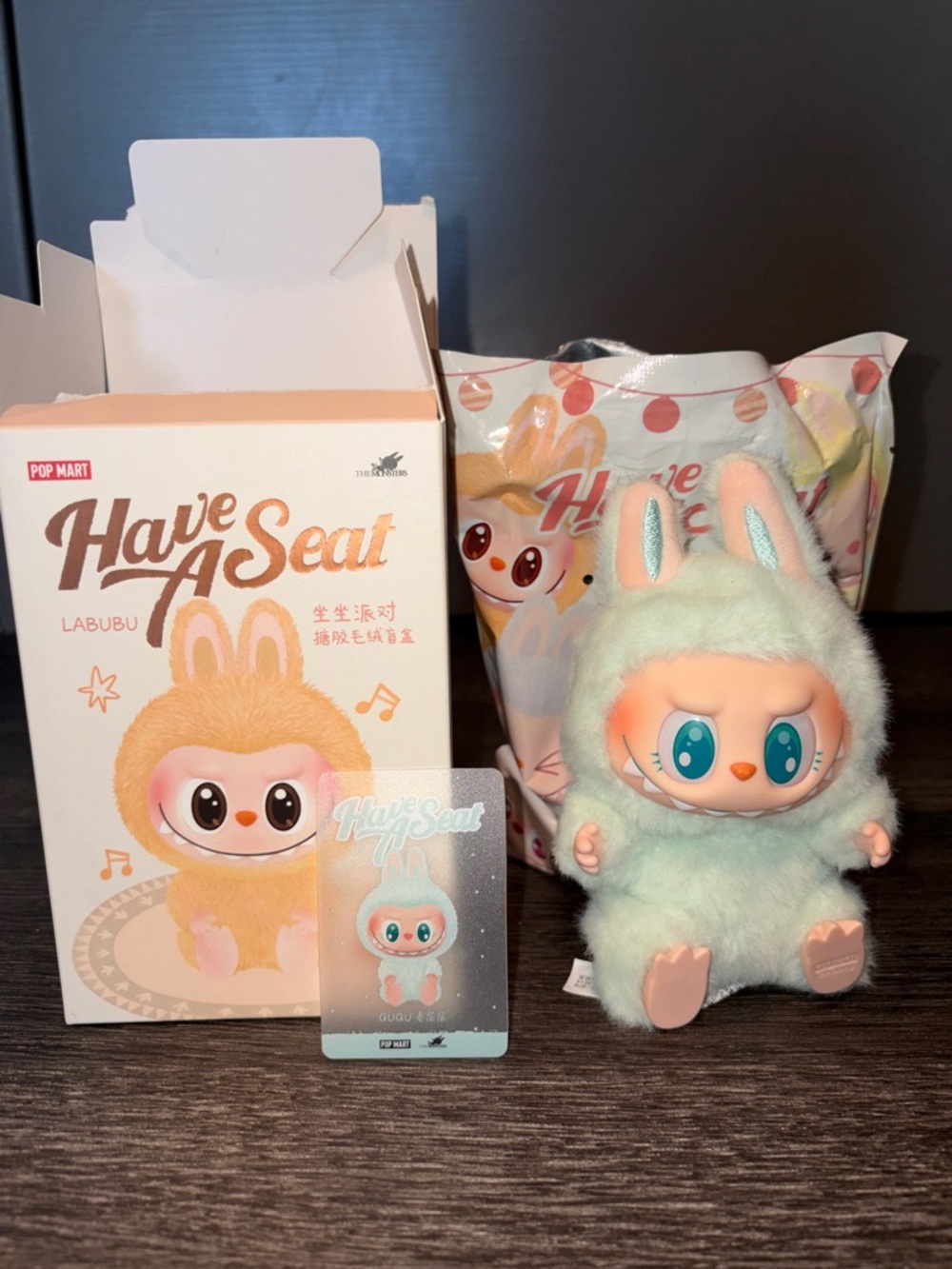 POP MART Have A Seat Labubu Plush Doll - Ququ - verified